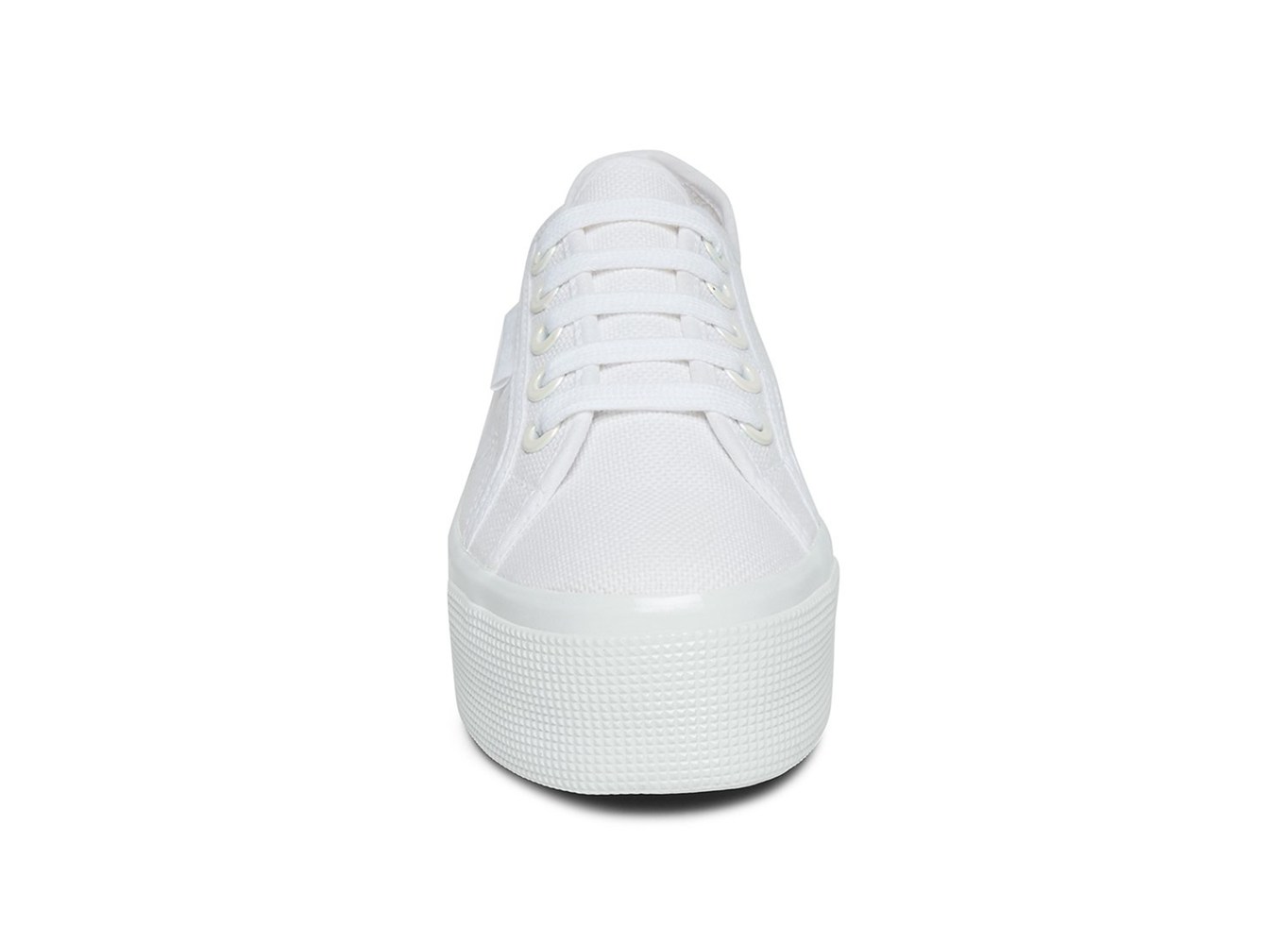 Superga White Platform Womens - 2790 Cotw Bigeyelets - 956SXTEOK